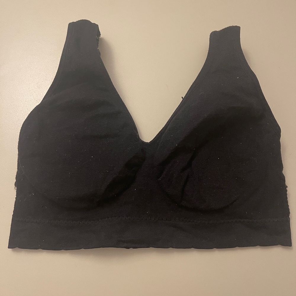 Black Stretch Bralette Medium